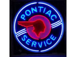 Enseigne Néon Pontiac Service XXL