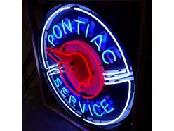 Enseigne Néon Pontiac Service XXL