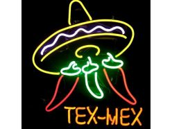 Enseigne Néon Tex Mex Lumineuse