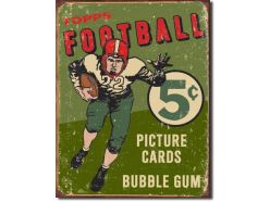 Plaque en métal Football Topps