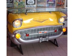 Bar Comptoir Chevrolet Bel Air en Jaune