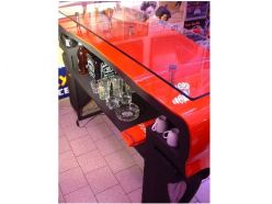 Bar Comptoir Mustang en Rouge