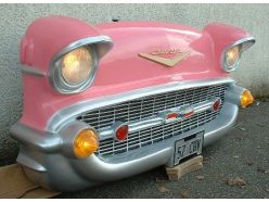 Avant de Chevrolet Bel Air Mural en Rose