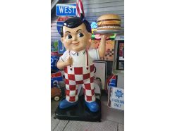 Statue Big Boy American Diner en Résine