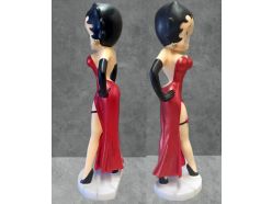 Staue Betty Boop Robe Longue Rouge Pailletée