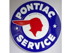 Grande Plaque En Métal XL Pontiac 