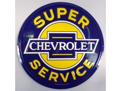 Plaque en métal XL Super Chevrolet