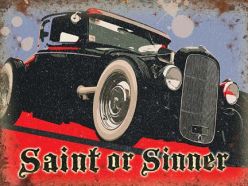 Grande Plaque XL Sinner Hot Rod 