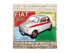 Grande Plaque XL Fiat 500