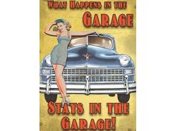 Grande Plaque Stays Garage 