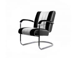 Fauteuil  Sixties Noir LC01