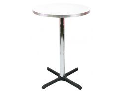 Table mange debout blanc rond , 76 cm