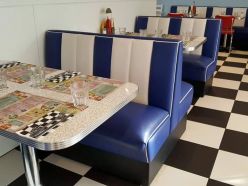 Banquette Miami Diner rétro 112 cm